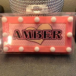 Amber light up name sign